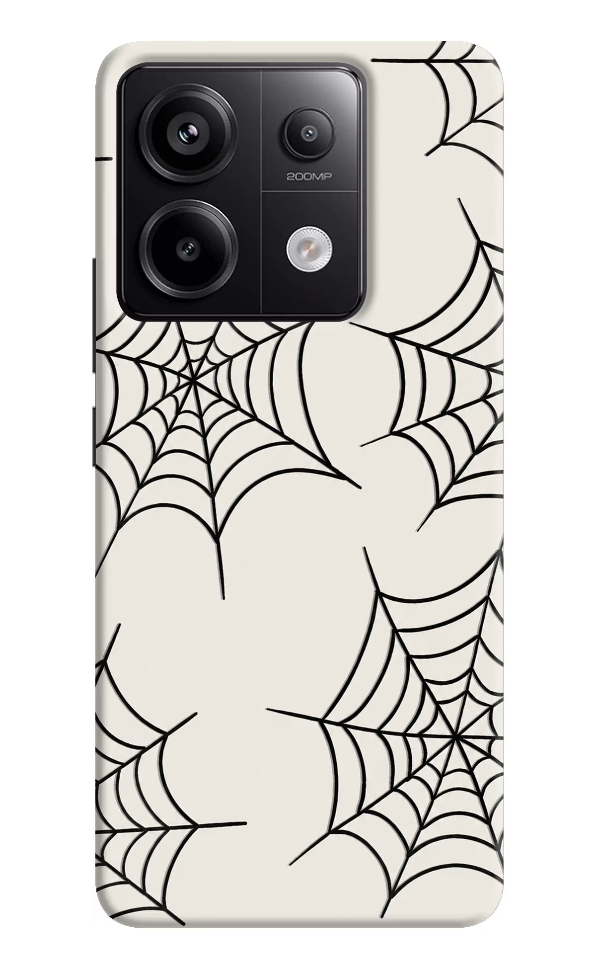 Spider Web Redmi Note 13 Pro 5G Hard Case Back Cover by Casekaro