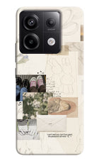 Soft Aesthetic Redmi Note 13 Pro 5G Hard Case Back Cover by Casekaro