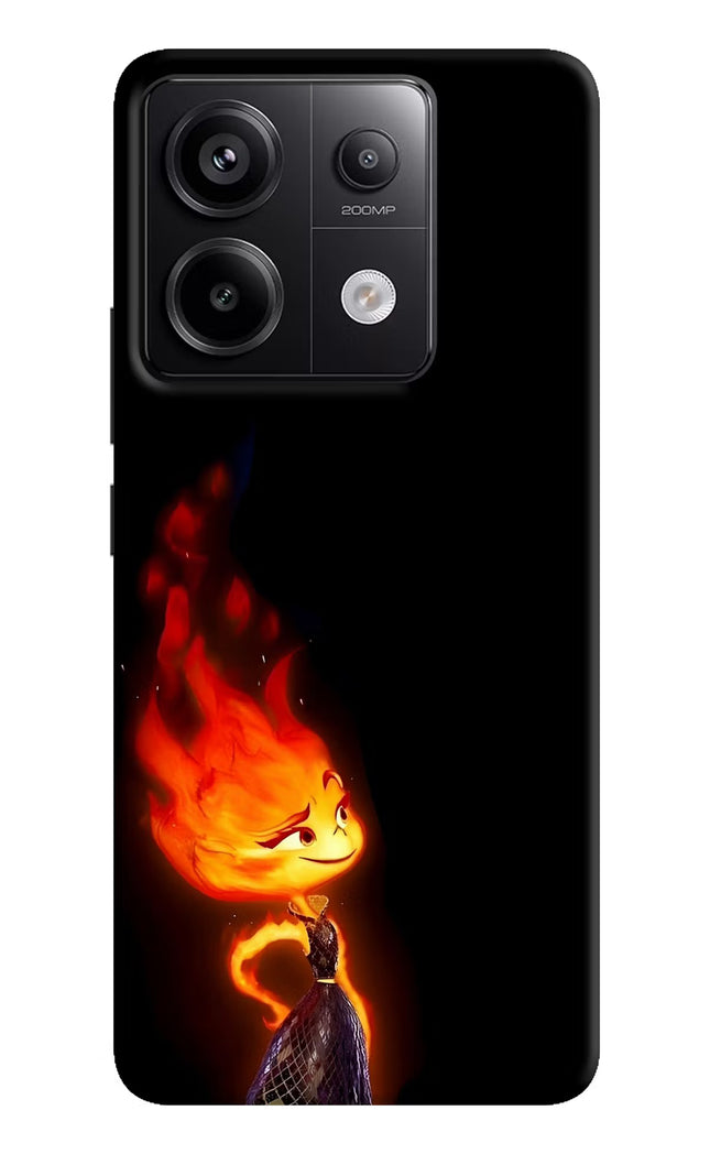 Ember Flame Redmi Note 13 Pro 5G Hard Case Back Cover by Casekaro