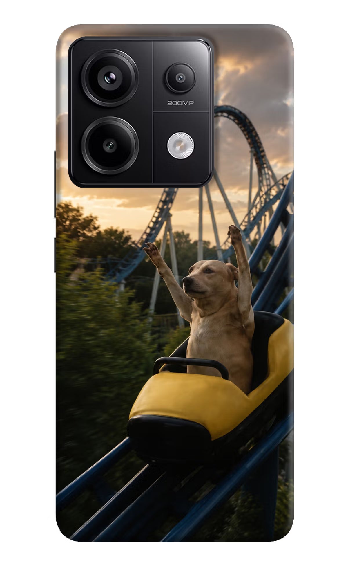 Rollercoaster Dog Redmi Note 13 Pro 5G Back Cover