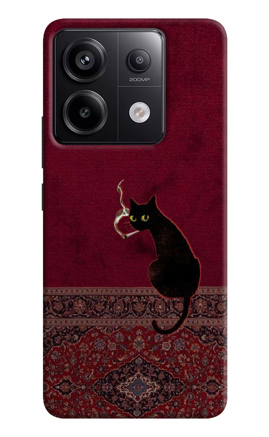 Midnight Cat Redmi Note 13 Pro 5G Back Cover, Hard case