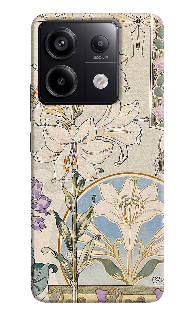 White Lily Redmi Note 13 Pro 5G Hard Case Back Cover by Casekaro