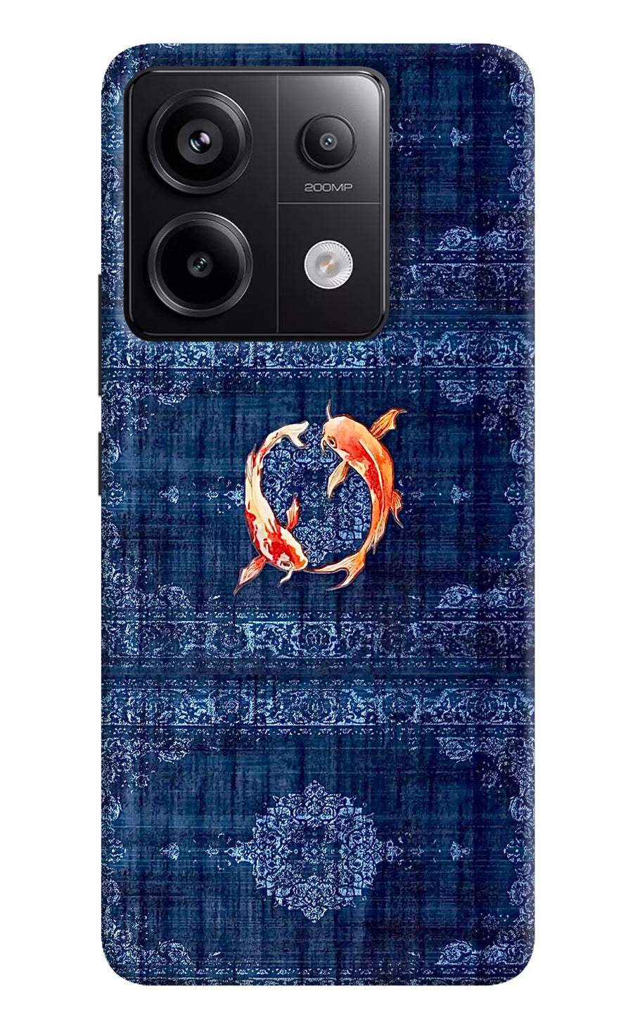 Koi Blue Redmi Note 13 Pro 5G Back Cover, Hard case