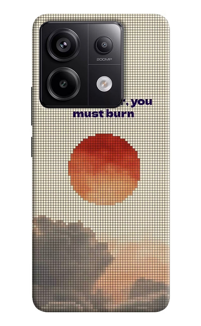 Pixel Sun Redmi Note 13 Pro 5G Hard Case Back Cover by Casekaro