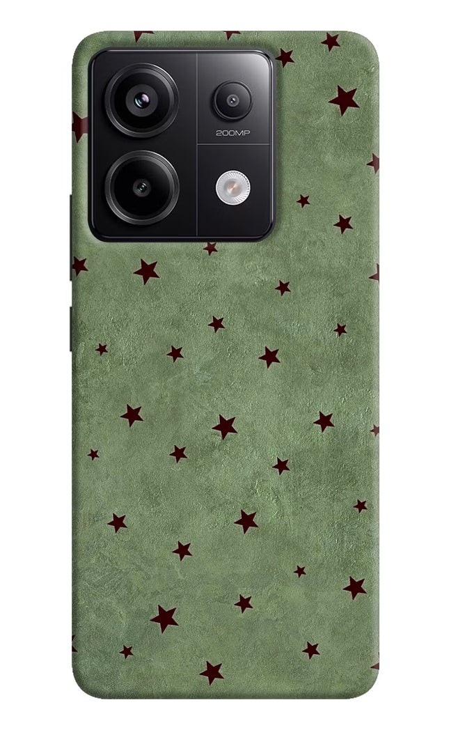 Green Stars Redmi Note 13 Pro 5G Hard Case Back Cover by Casekaro