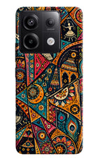 Folk Print Redmi Note 13 Pro 5G Hard Case Back Cover by Casekaro