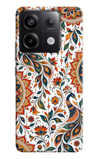 White Mayura Redmi Note 13 Pro 5G Hard Case Back Cover by Casekaro