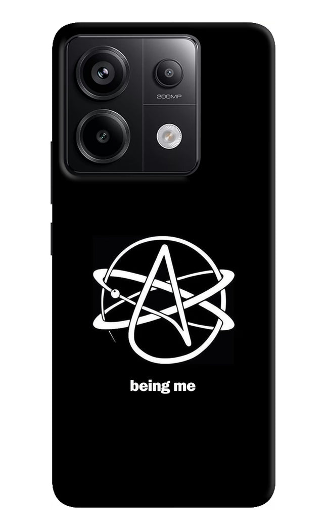 Atheist Symbol Redmi Note 13 Pro 5G Hard Case Back Cover by Casekaro