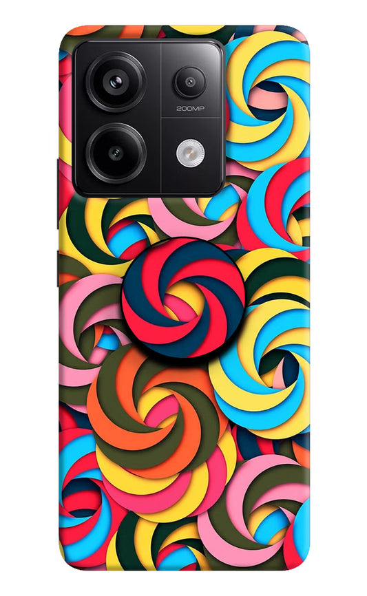 Spiral Pattern Redmi Note 13 Pro 5G Pop Case by Casekaro