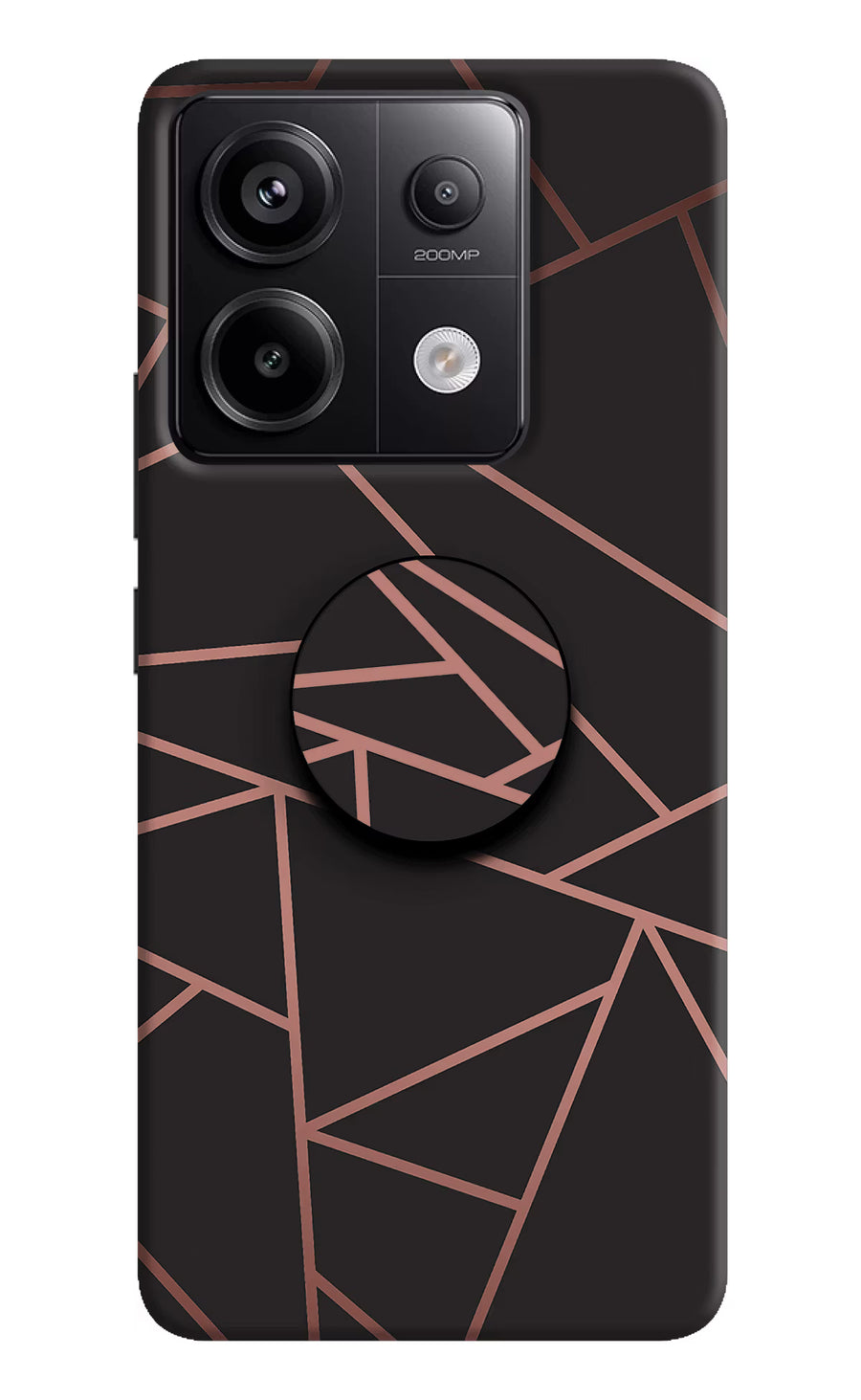 Geometric Pattern Redmi Note 13 Pro 5G Pop Case, Hard case