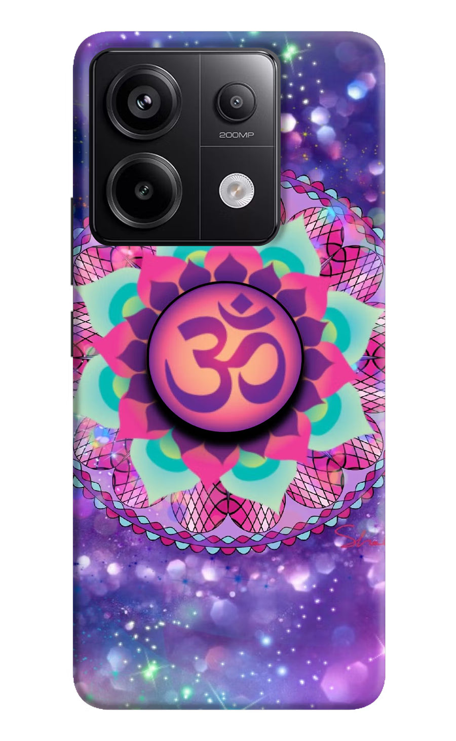 Om Purple Redmi Note 13 Pro 5G Pop Case, Hard case