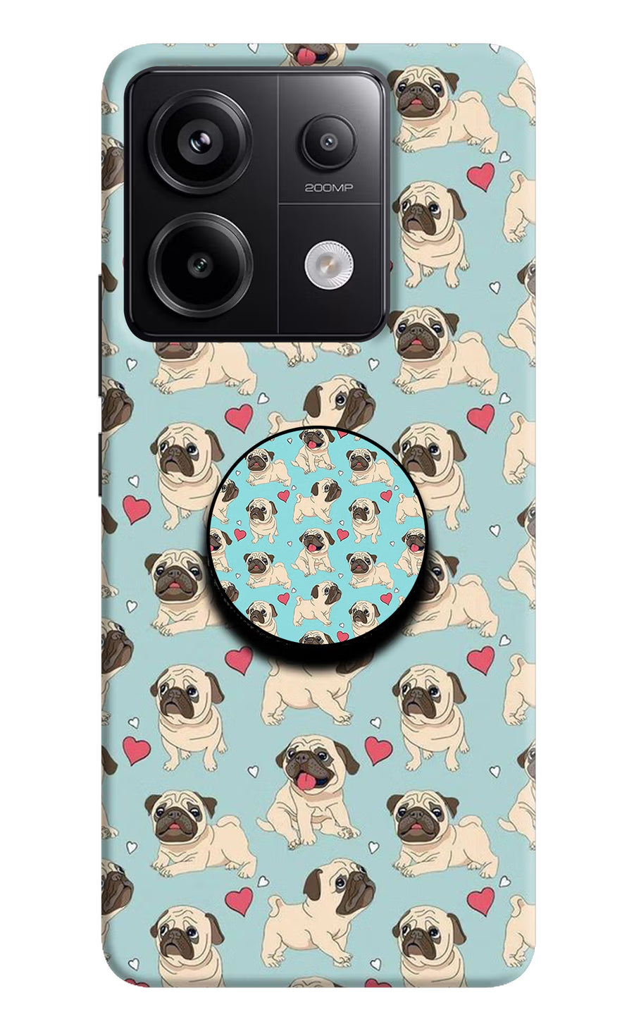 Pug Dog Redmi Note 13 Pro 5G Pop Case, Hard case