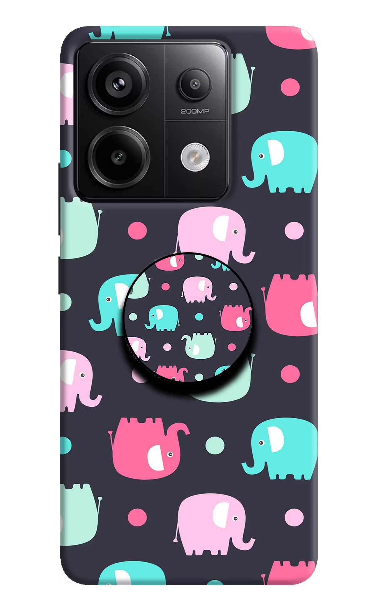 Baby Elephants Redmi Note 13 Pro 5G Pop Case by Casekaro