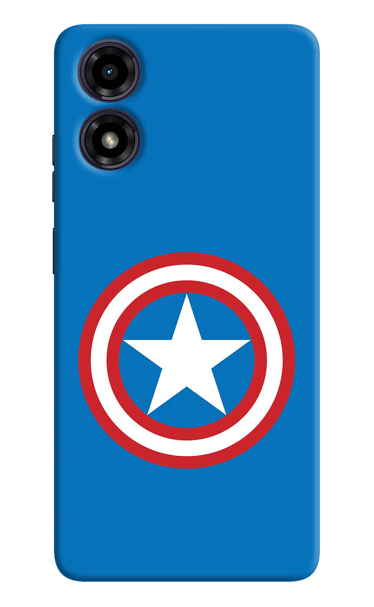 Captain America Logo Moto G04 Hard Case Back Cover by Casekaro