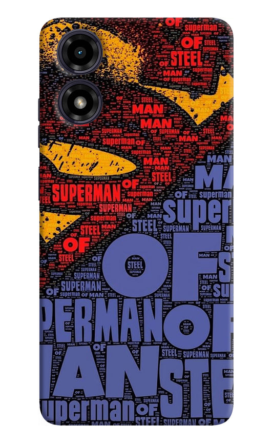 Superman Moto G04 Back Cover