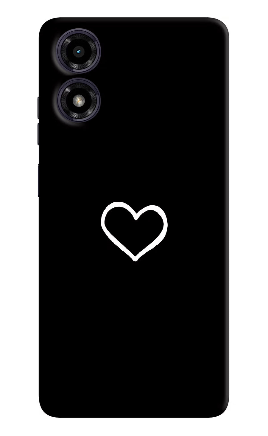 Heart Moto G04 Back Cover, Hard case