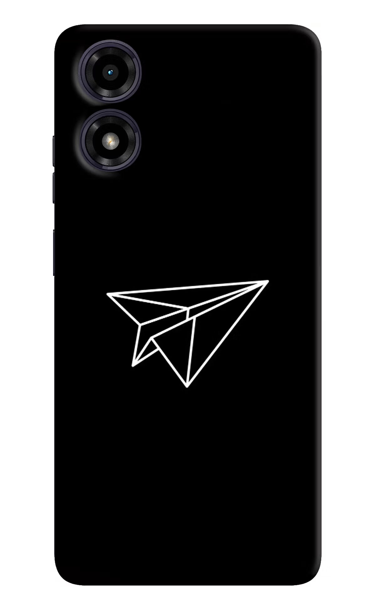 Paper Plane White Moto G04 Hard Case Back Cover by Casekaro