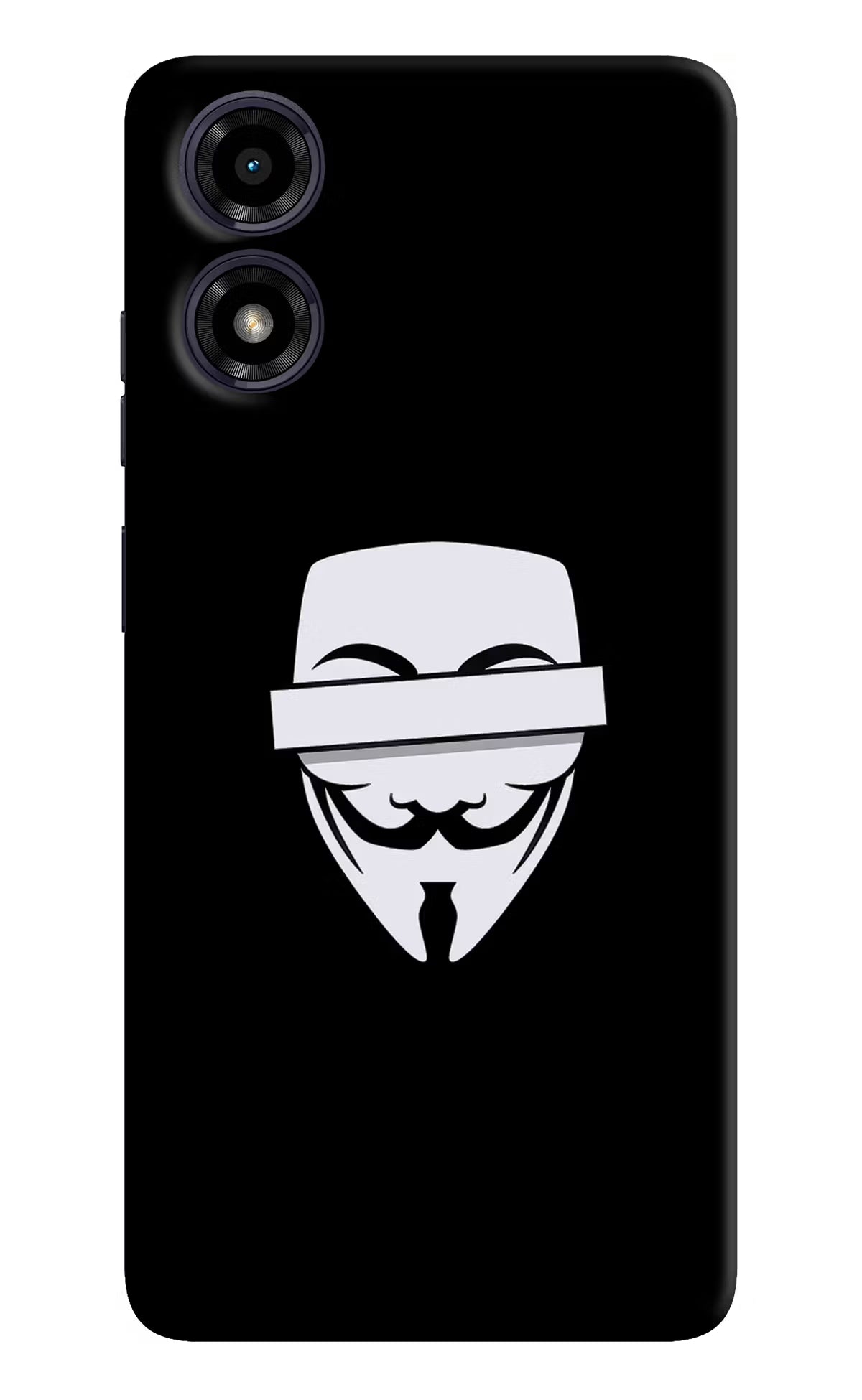 Anonymous Face Moto G04 Hard Case Back Cover by Casekaro