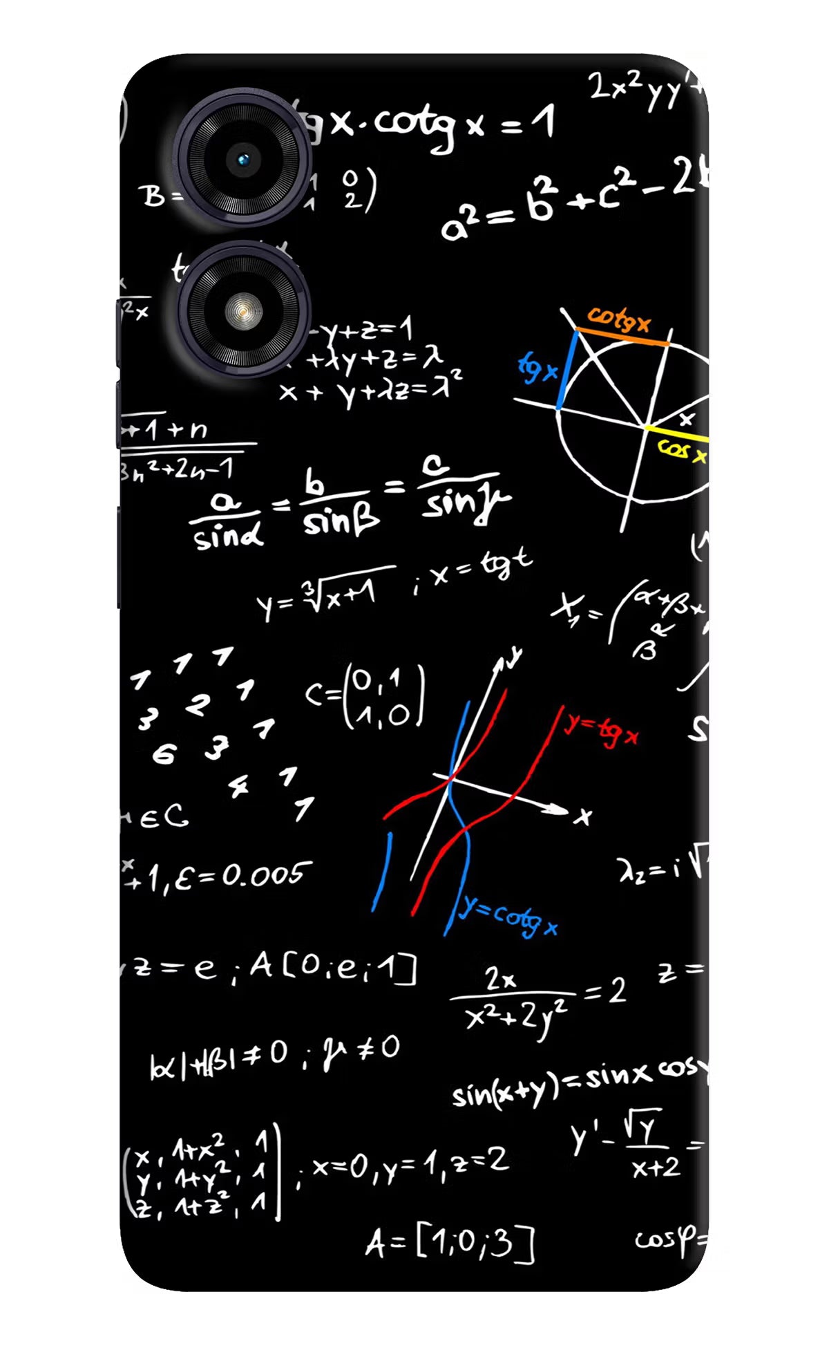 Mathematics Formula Moto G04 Hard Case Back Cover by Casekaro