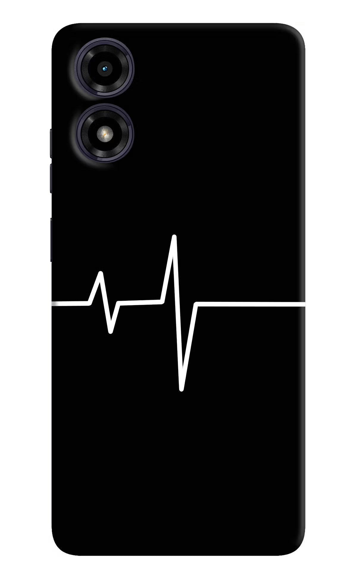 Heart Beats Moto G04 Hard Case Back Cover by Casekaro