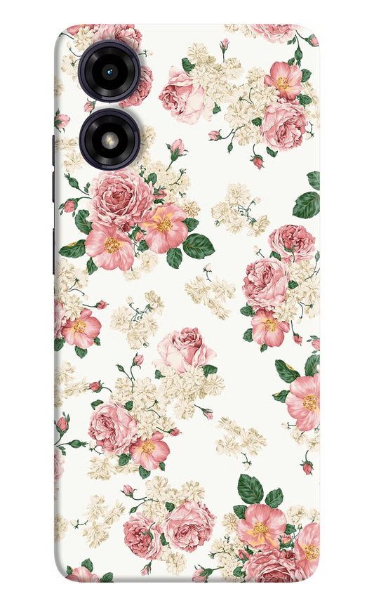 Flowers Moto G04 Hard Case Back Cover by Casekaro