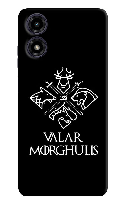 Valar Morghulis | Game Of Thrones Moto G04 Hard Case Back Cover by Casekaro