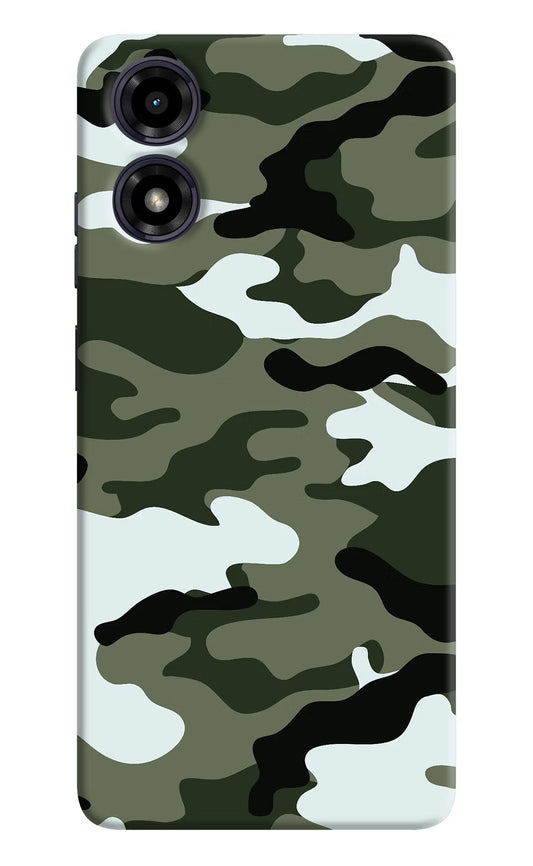 Camouflage Moto G04 Hard Case Back Cover by Casekaro