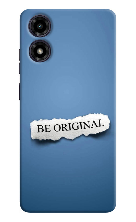 Be Original Moto G04 Back Cover