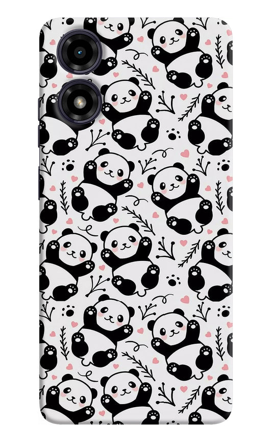Cute Panda Moto G04 Back Cover