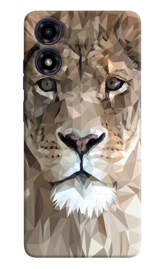 Lion Art Moto G04 Hard Case Back Cover by Casekaro