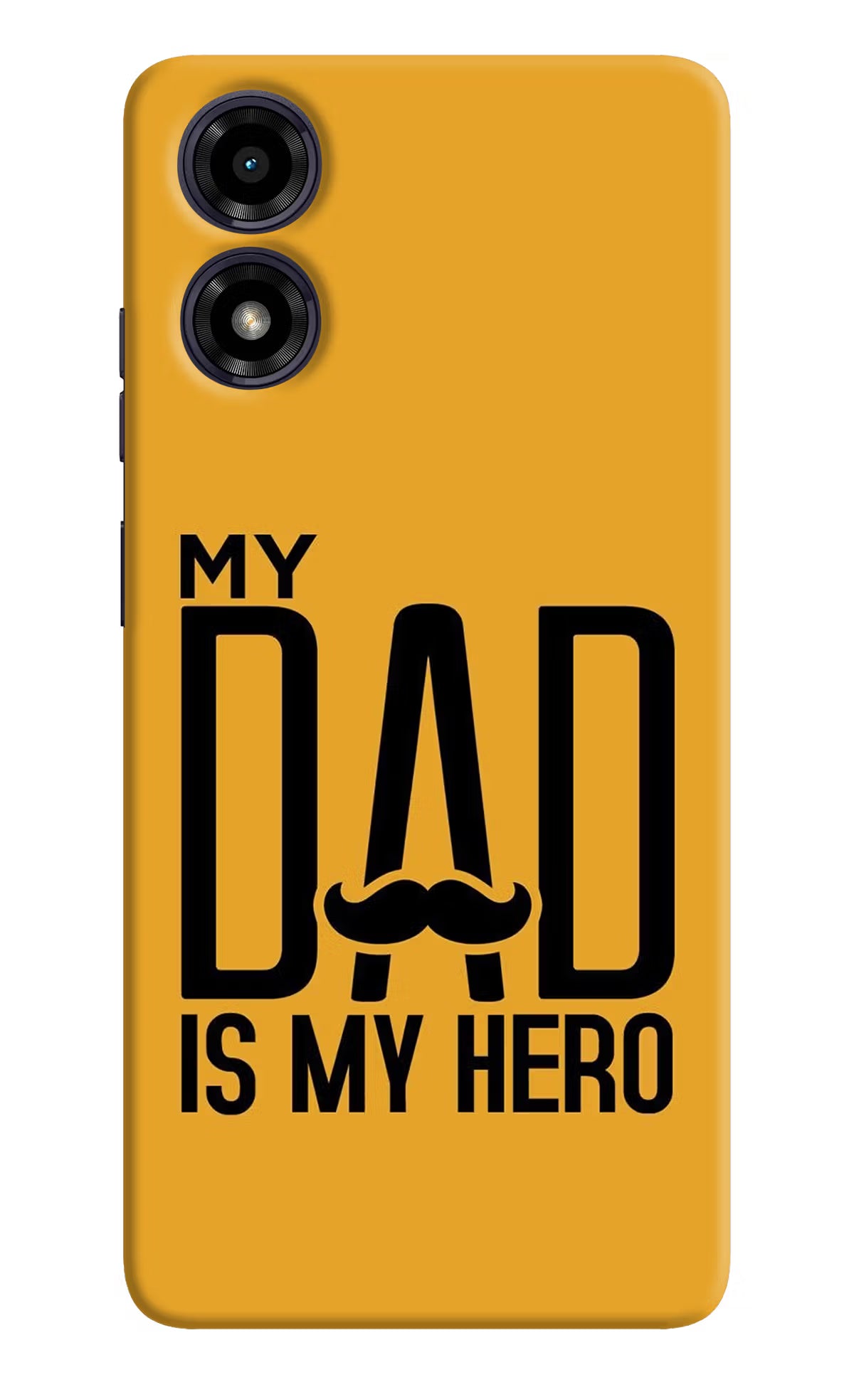 My Dad Is My Hero Moto G04 Hard Case Back Cover by Casekaro