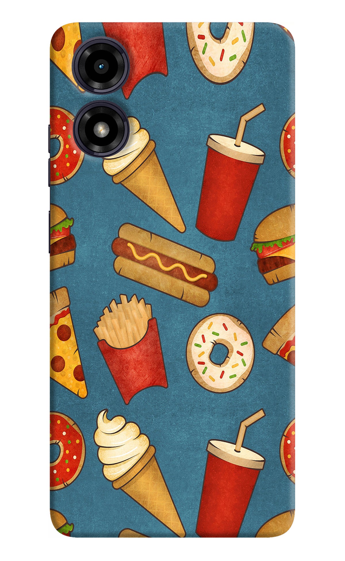 Foodie Moto G04 Back Cover