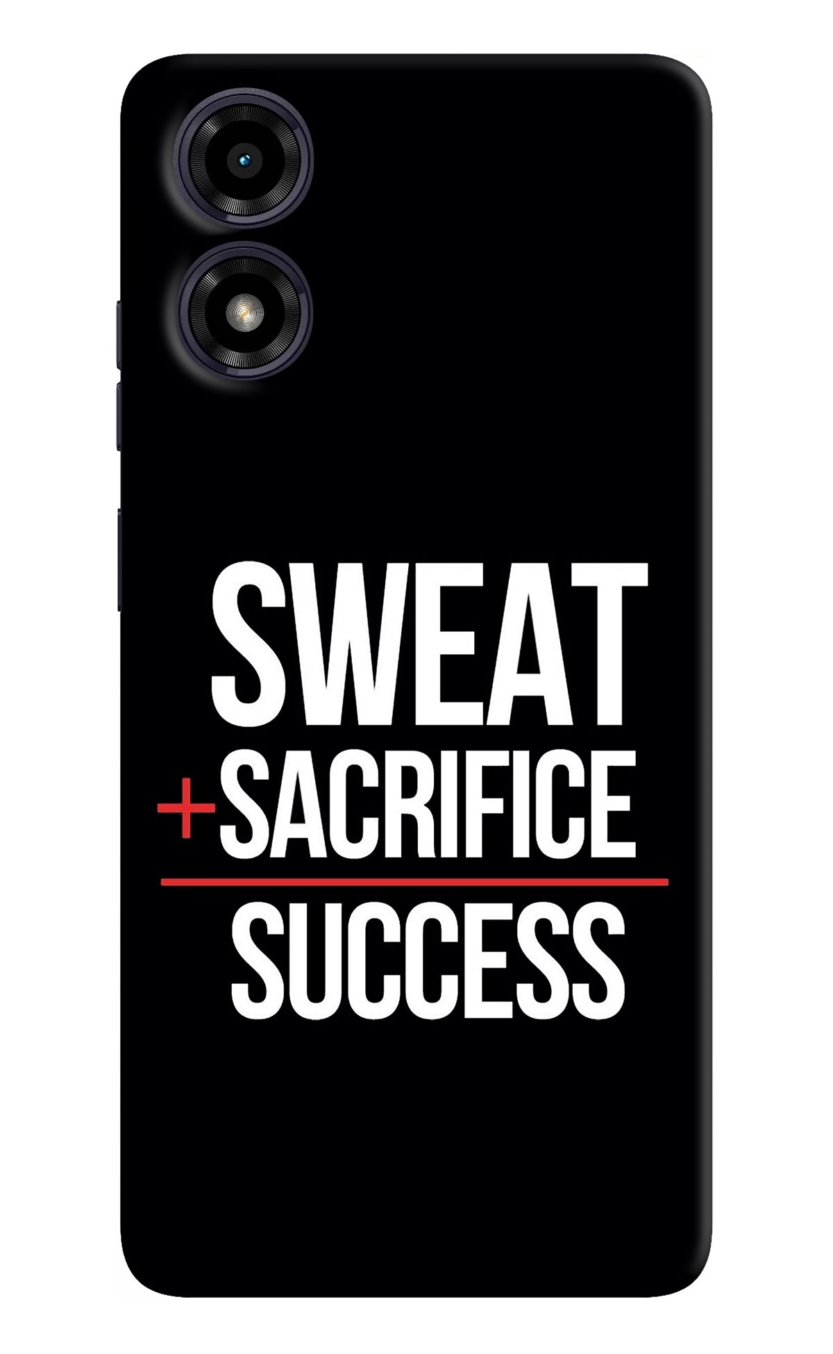 Sweat Sacrifice Success Moto G04 Back Cover