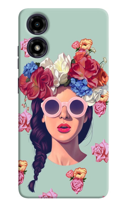 Pretty Girl Moto G04 Hard Case Back Cover by Casekaro
