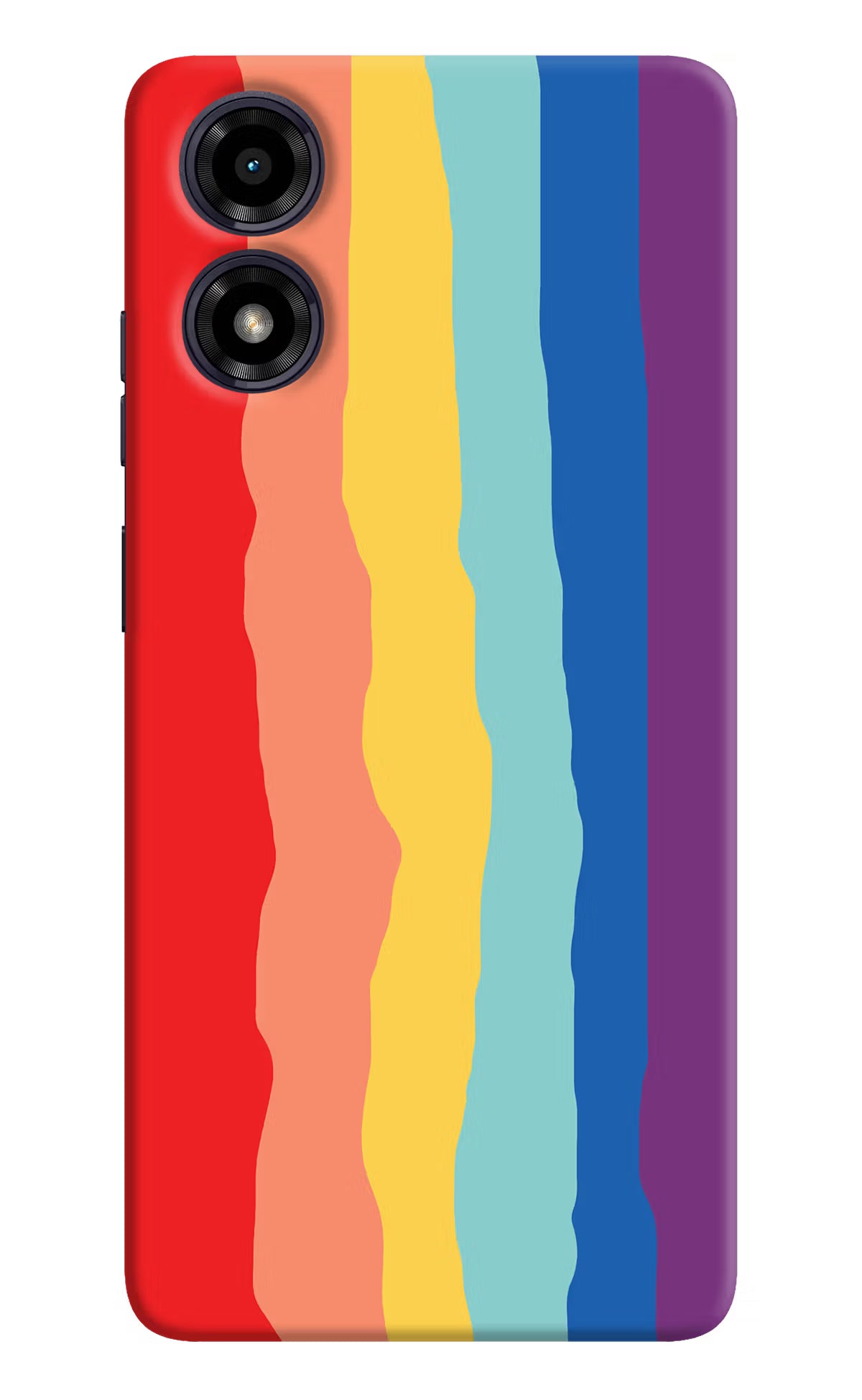 Rainbow Moto G04 Hard Case Back Cover by Casekaro