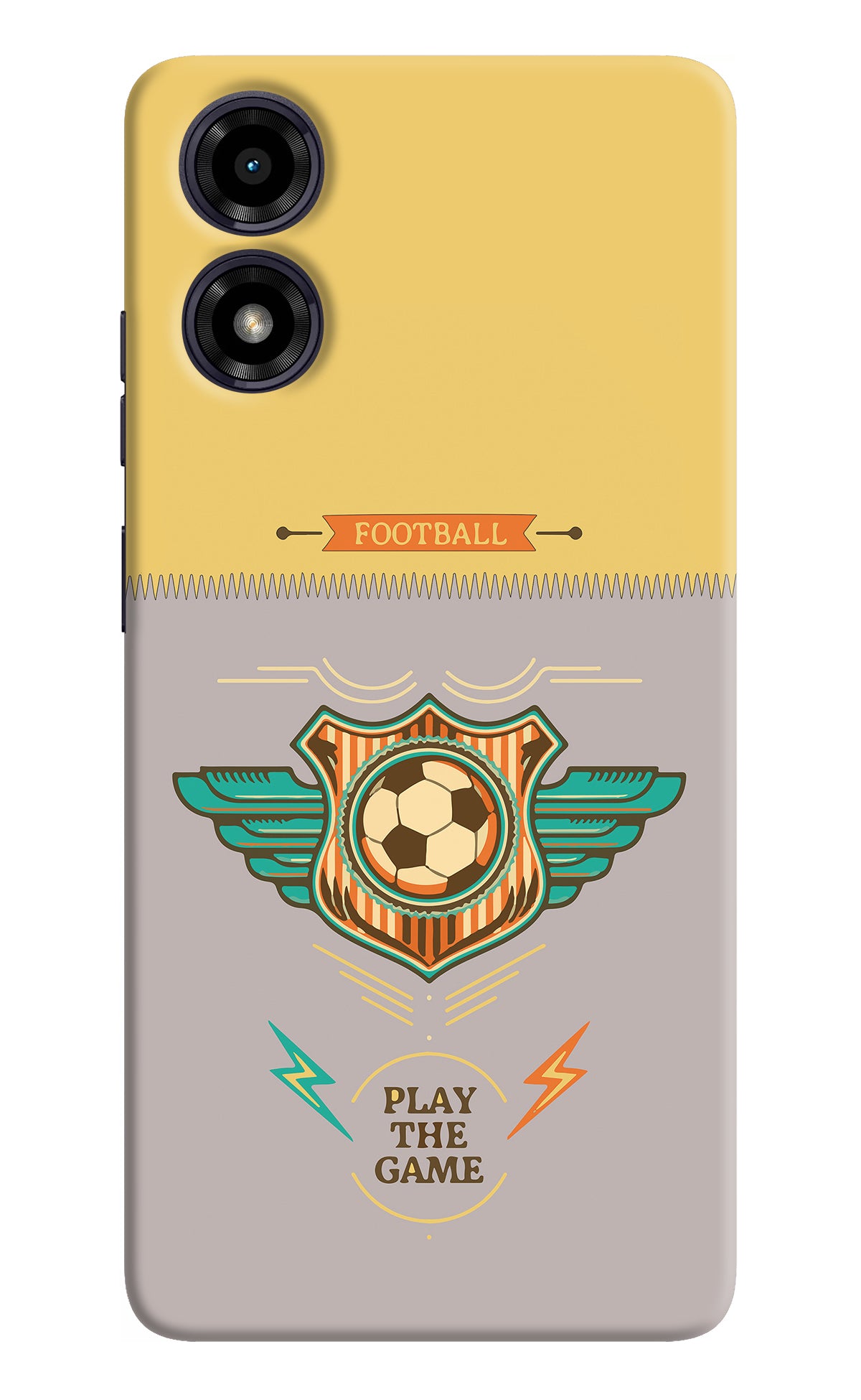 Football Moto G04 Back Cover