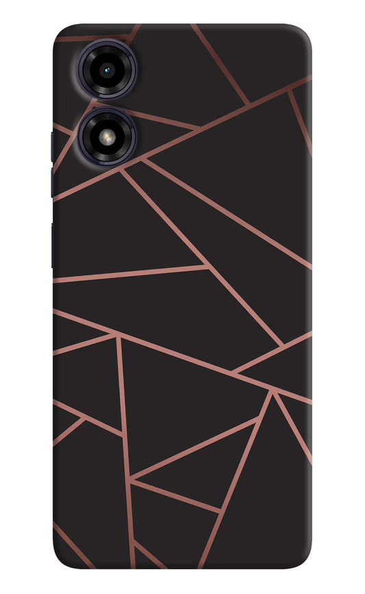 Geometric Pattern Moto G04 Hard Case Back Cover by Casekaro