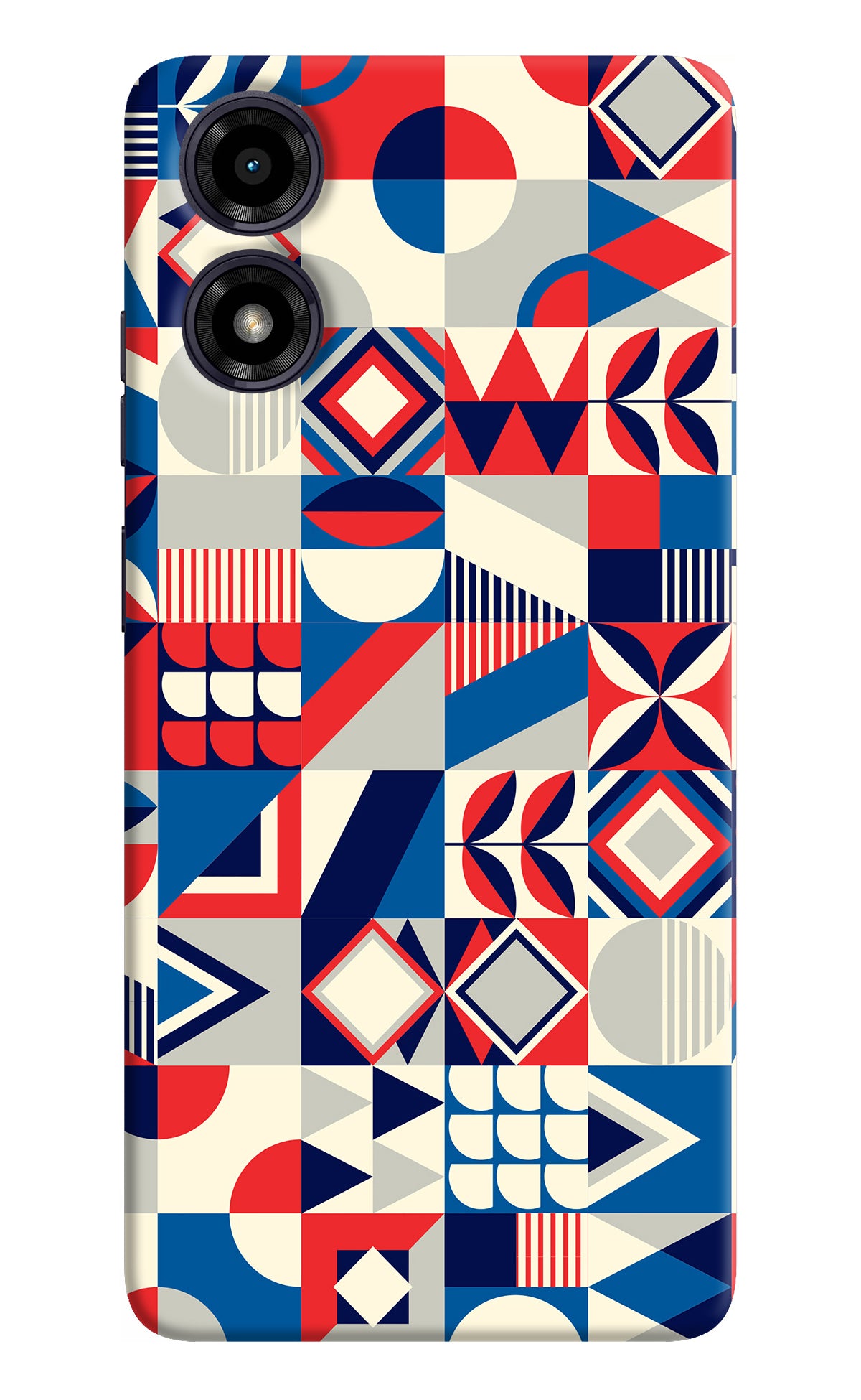 Colorful Pattern Moto G04 Back Cover