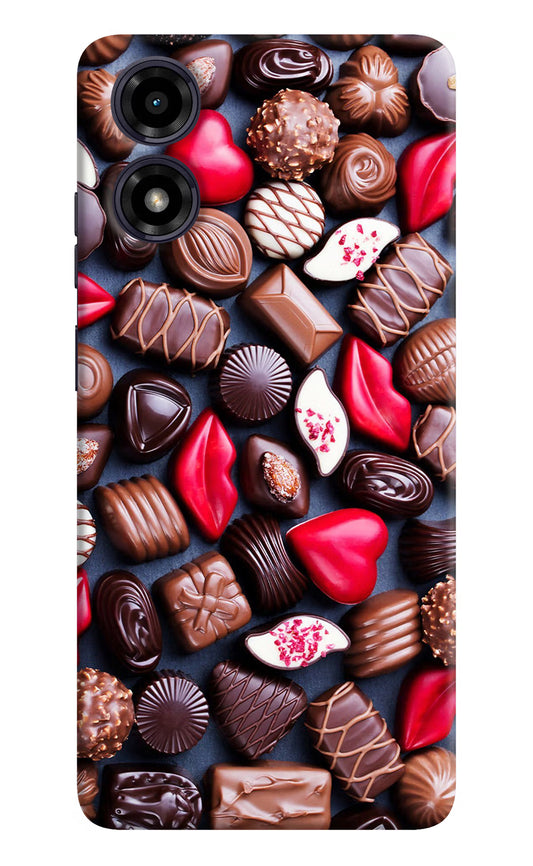 Chocolates Moto G04 Hard Case Back Cover by Casekaro