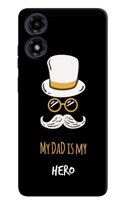 My Dad Is My Hero Moto G04 Back Cover