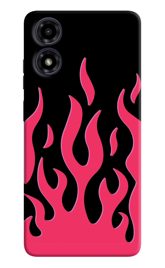 Fire Flames Moto G04 Back Cover
