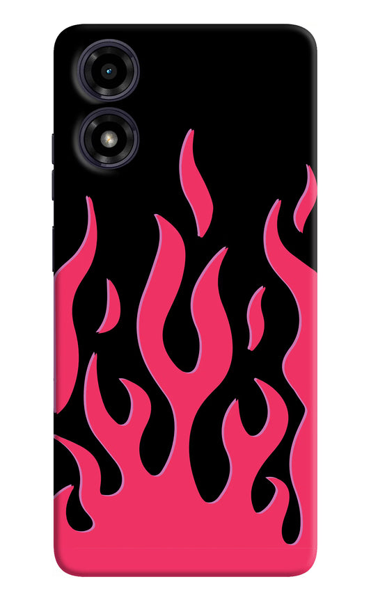 Fire Flames Moto G04 Hard Case Back Cover by Casekaro