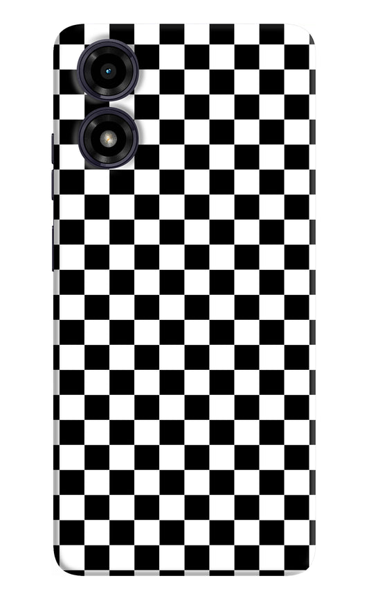 Chess Board Moto G04 Back Cover