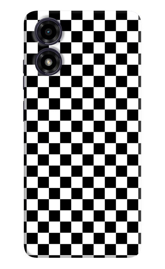 Chess Board Moto G04 Hard Case Back Cover by Casekaro