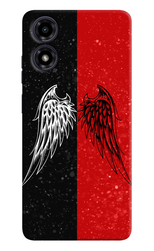 Wings Moto G04 Hard Case Back Cover by Casekaro