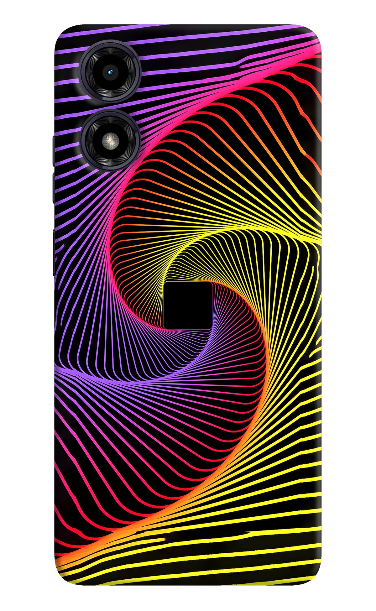 Colorful Strings Moto G04 Back Cover