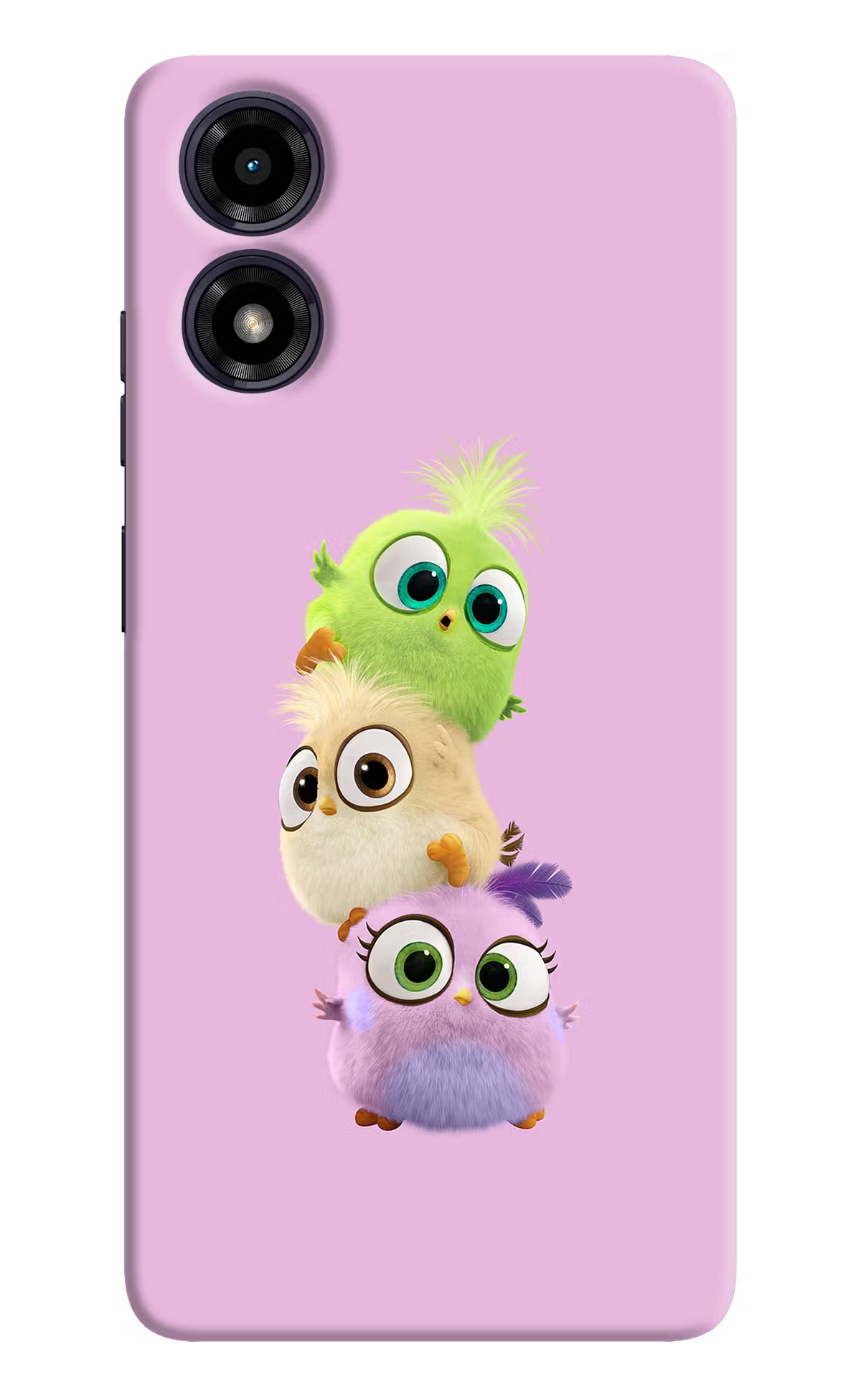 Cute Little Birds Moto G04 Hard Case Back Cover by Casekaro