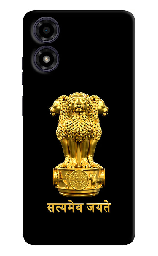 Satyamev Jayate Golden Moto G04 Hard Case Back Cover by Casekaro