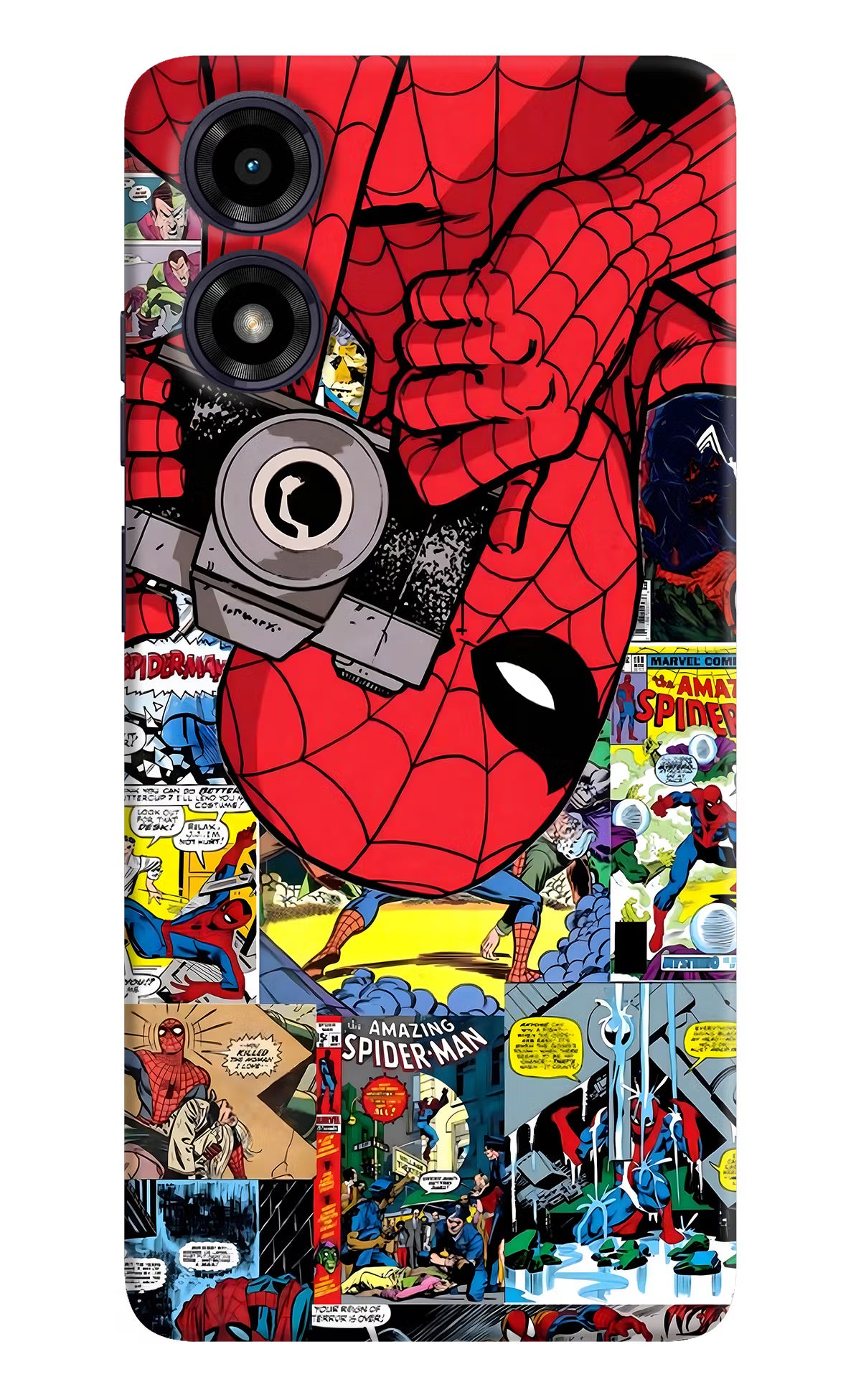 Spider Man Moto G04 Hard Case Back Cover by Casekaro
