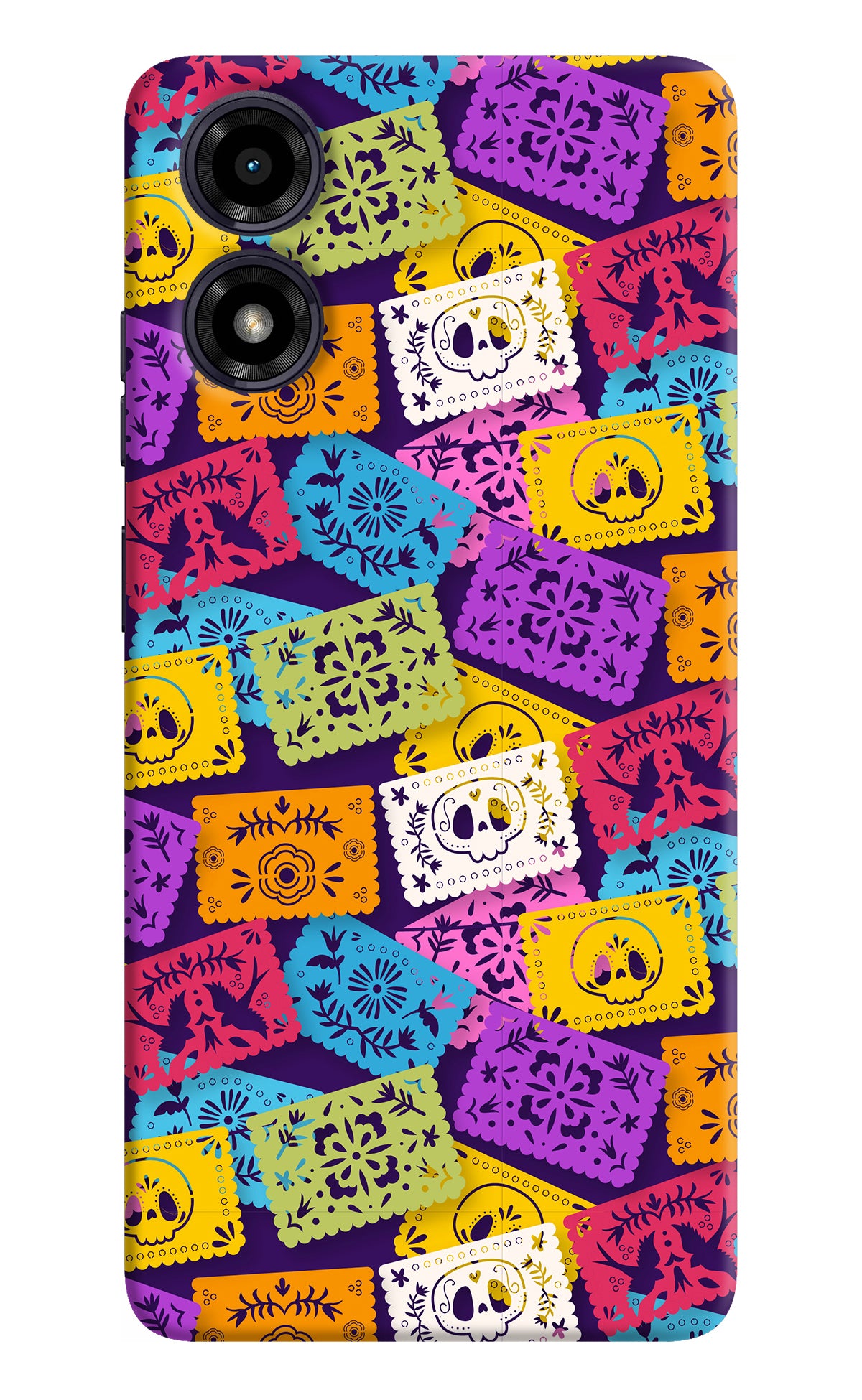 Mexican Pattern Moto G04 Back Cover